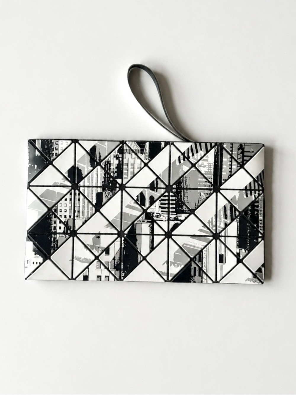 Bao Bao Issey Miyake Rare Manga City Monochrome Clutch Bag
